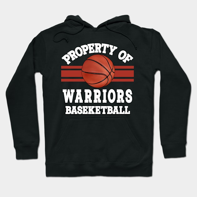 Proud Name Warriors Graphic Property Vintage Basketball Hoodie by Frozen Jack monster